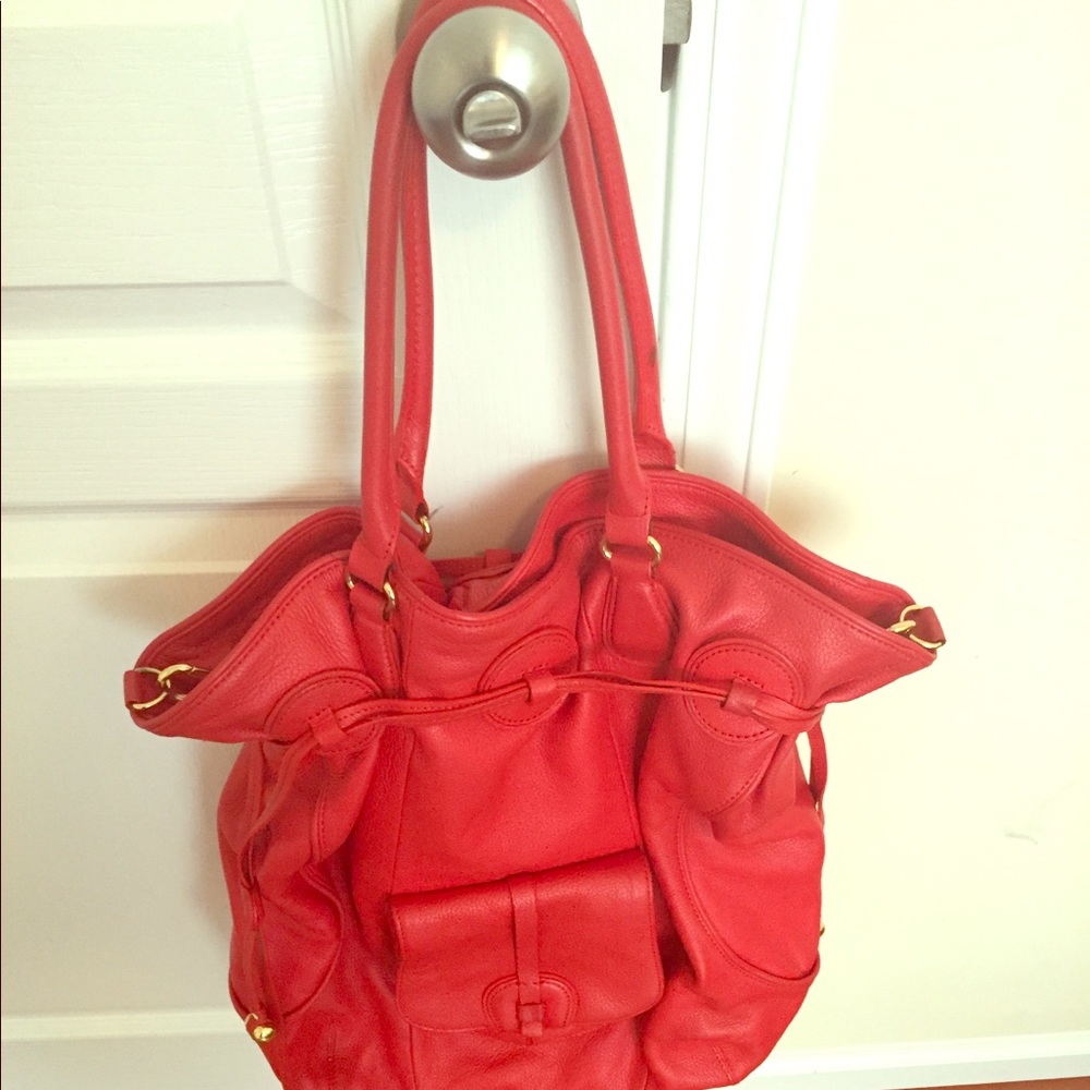 Red Leather Bag